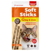 Sanal snack kat soft stick gevogelte en lever